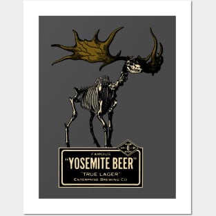 Vintage Yosemite Beer Posters and Art